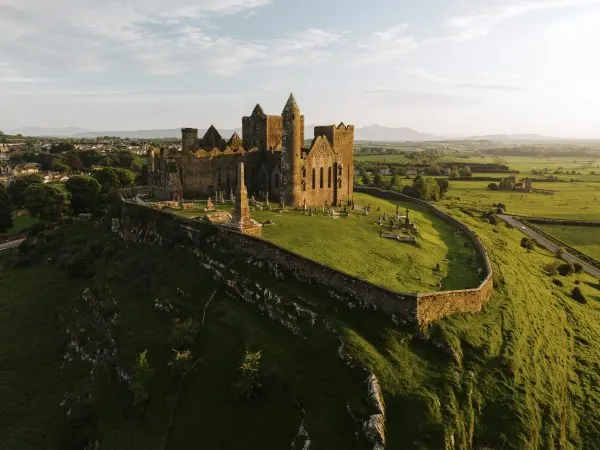 Aerial view of the Rock of Cashel, Co. Tipperary