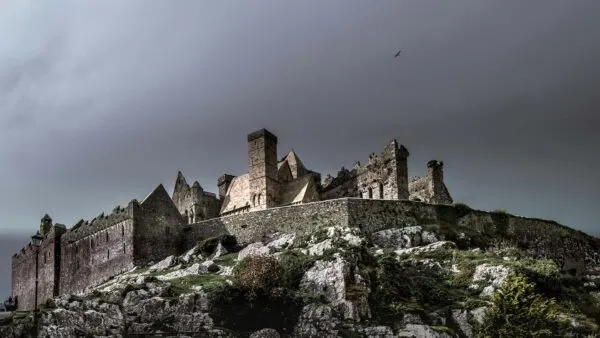 Rock of Cashel dramatic sky